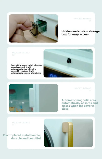 Baby Bottle Sterilizer with Pasteurization, 23L UV Disinfection Cabinet, Multi-functional Disinfection Pot for Baby Accessories