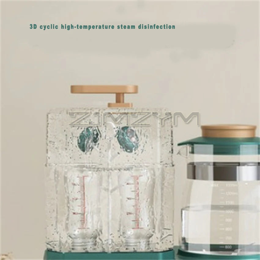 1.3L Baby Bottle Sterilizer Milk Warmer Constant Temperature Kettle Three In One Intelligent Washing Drying Two-in-One