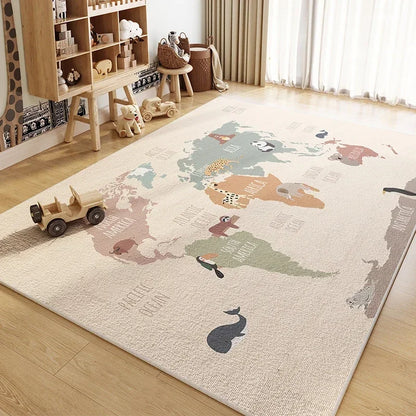 Children Room Carpet Living Room Study Toy Reading Area Baby Crawling Carpet Play Anti Fouling Anti Slip Rug Baby Playing Mat
