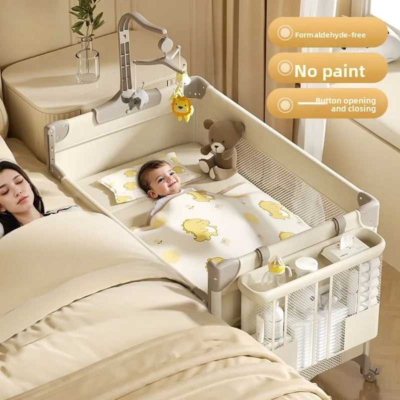 All-In-One Portable Baby Crib & Bedside Bassinet