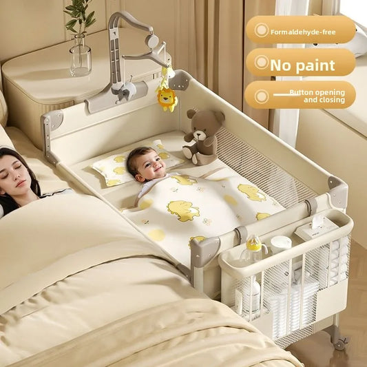 All-In-One Portable Baby Crib & Bedside Bassinet