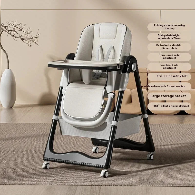 BabyBlush Multifunctional Foldable Baby High Chair