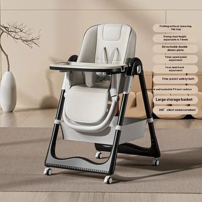 BabyBlush Multifunctional Foldable Baby High Chair