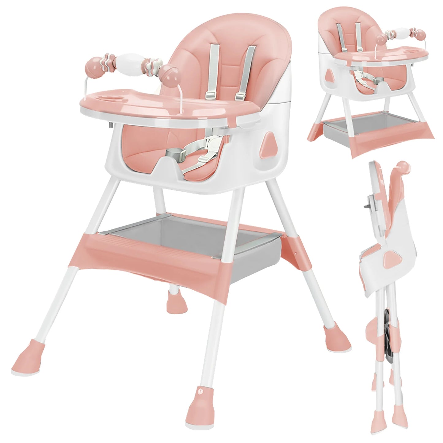 BabyBlush 3-in-1 Convertible Baby High Chair