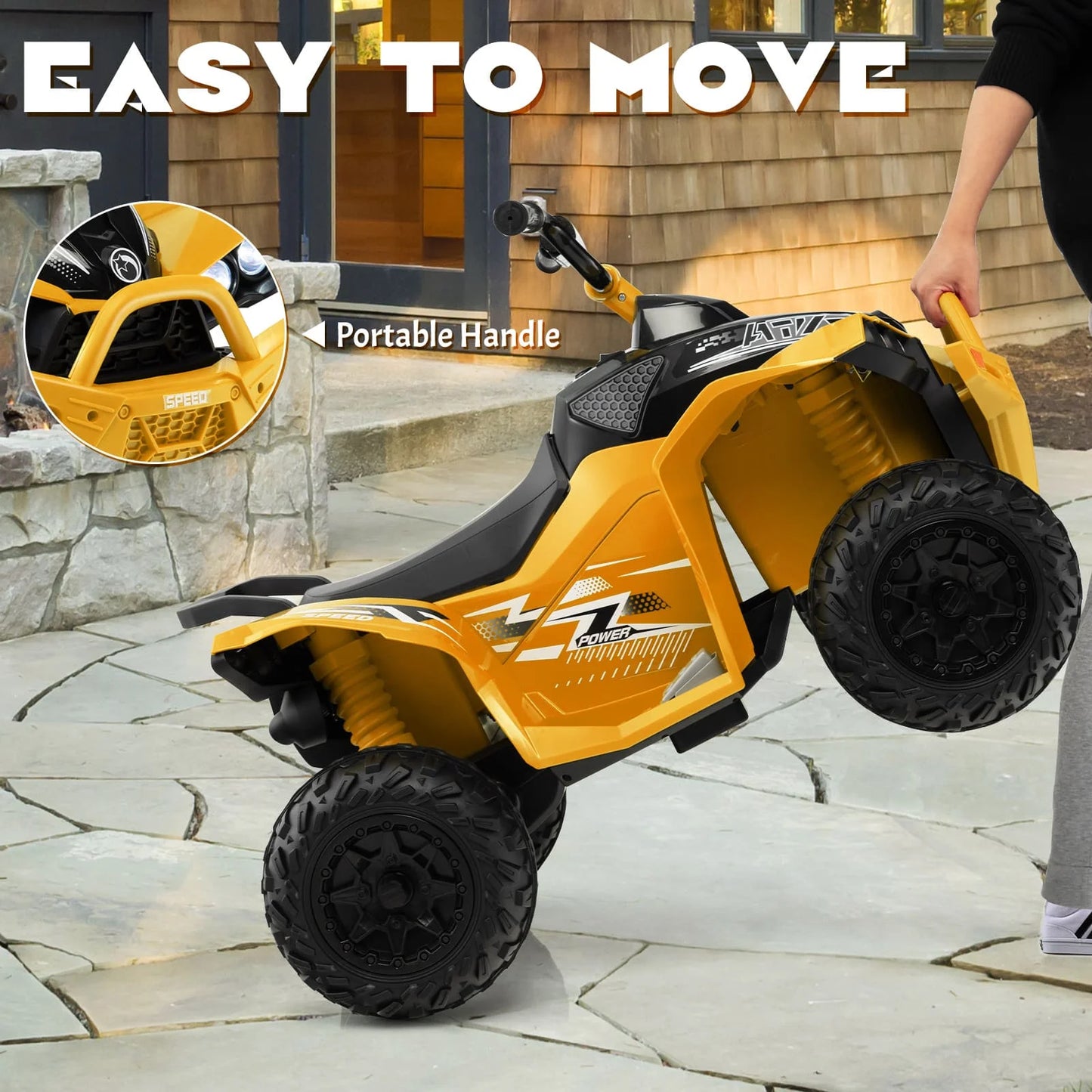 Adventure Rider 12V ATV – Yellow Edition