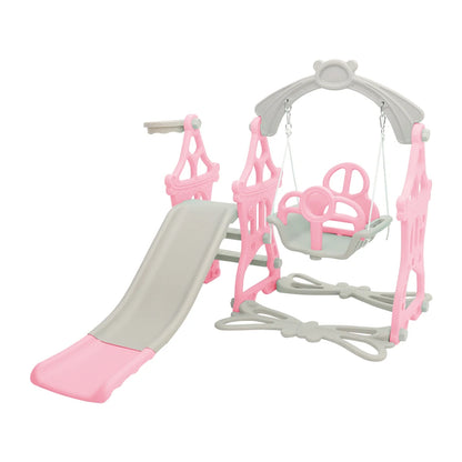 BabyBlush Toddler Swing & Slide Playset