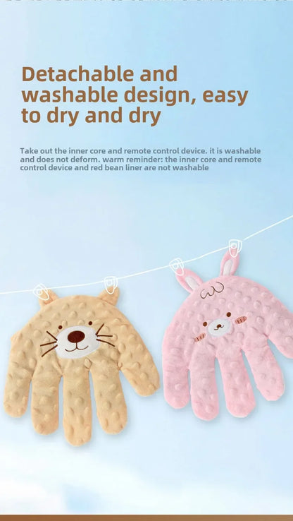 Newborns Sleep Aid Pacify Hand Glove Gentle Comfortable Cotton Soothing Toy for Comfortable Newborns Sleeping
