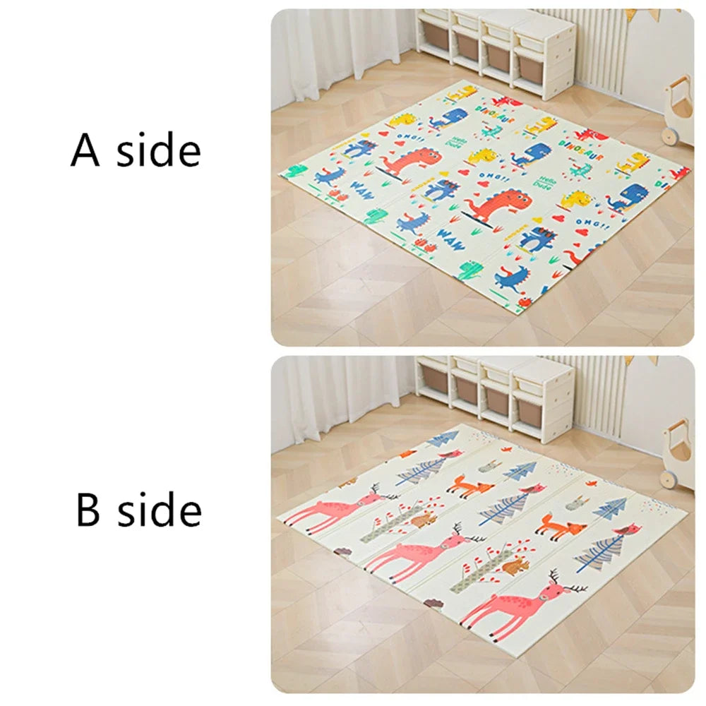 Baby Play Mats For Baby Game Mats Waterproof Children's Rug Playing Activity Gym Mat Crawling Play Floor Folding Soft Carpets