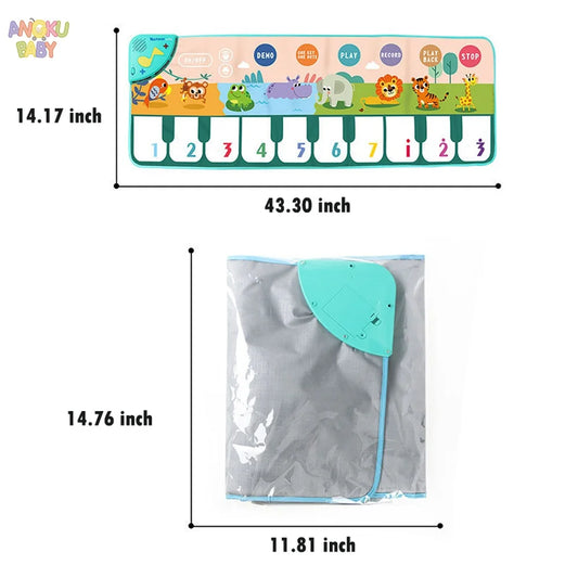 Musical Piano Play Mat – Learn, Move & Play!