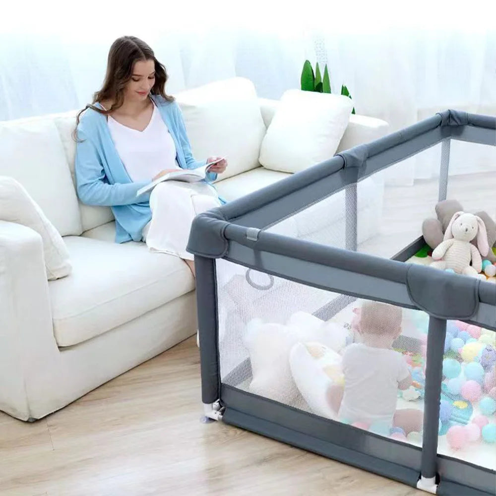 BabyBlush Huge Extra-Large Baby Playpen (120x120x60cm)
