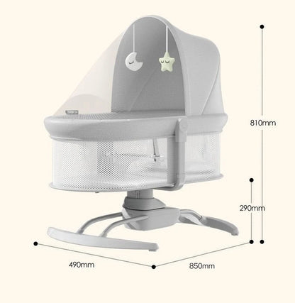 Electric Baby Cradle & Rocking Sleeper – Multifunctional Soothing Bassinet