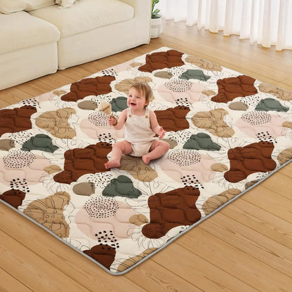 50*50" Baby Play Mat for Playpen & Floor Thicken Soft Baby Activity Gym Portable Washable Carpet for Newborn 6-12 Months