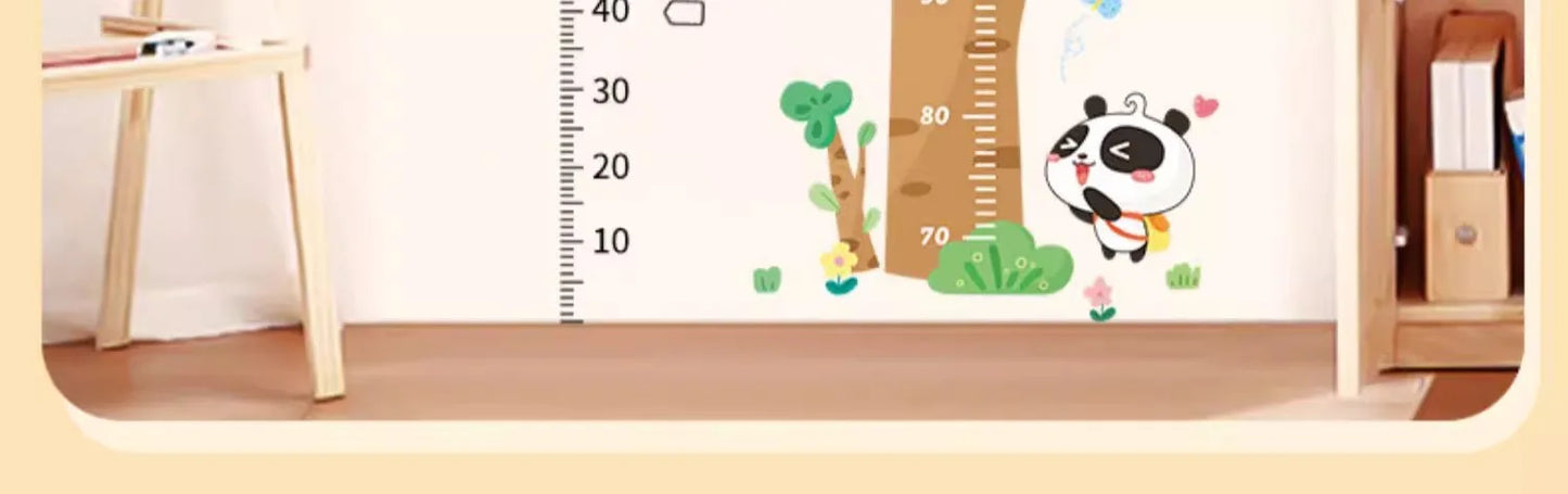 Grow With Me Animal Height Chart Wall Stickers