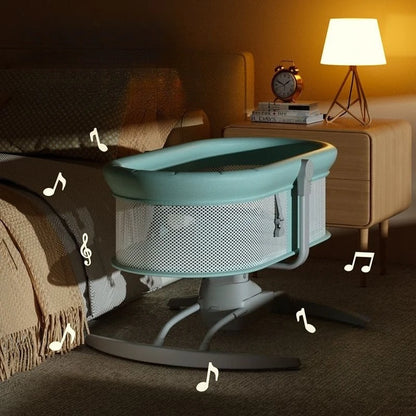 Electric Baby Cradle & Rocking Sleeper – Multifunctional Soothing Bassinet