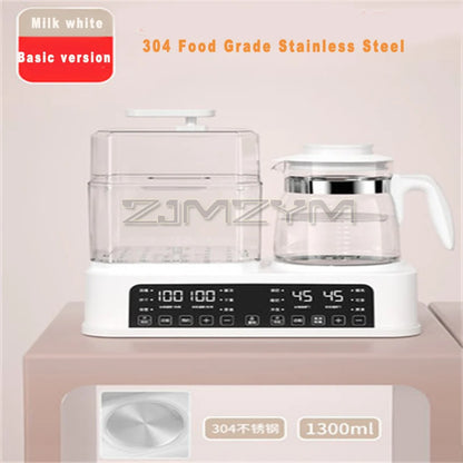 1.3L Baby Bottle Sterilizer Milk Warmer Constant Temperature Kettle Three In One Intelligent Washing Drying Two-in-One