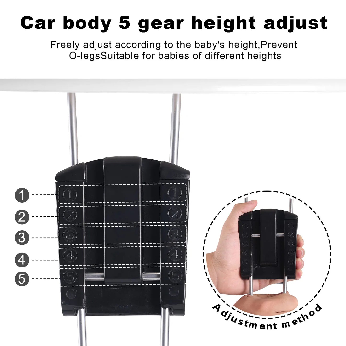 Foldable Anti-Rollover Baby Walker – Safe Steps, Every Time