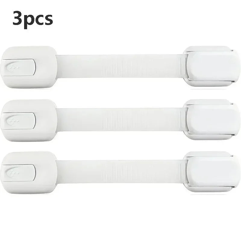 Baby Safety Lock Drawer Child Safety Cabinet Locks Adhesive Cabinet for Drawer Door Latches Baby Safe Straps Child Door Security