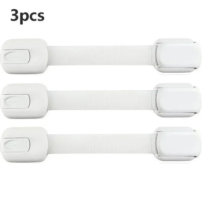 Baby Safety Lock Drawer Child Safety Cabinet Locks Adhesive Cabinet for Drawer Door Latches Baby Safe Straps Child Door Security