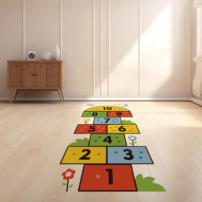 Kids Hopscotch Floor Sticker – Learn, Play & Jump!