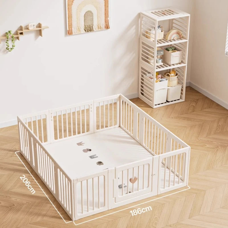 BabyBlush Extra-Large Foldable Baby Playpen (18 Panels)