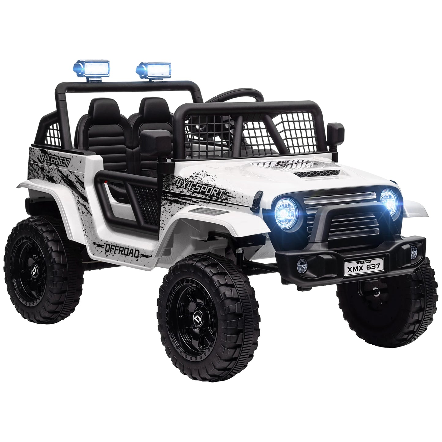 12V Kids Electric Ride-On Truck with Suspension