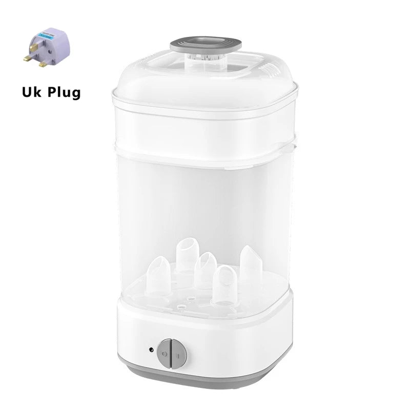 Baby Electric Steam Bottle Sterilizer Feeding Bottle Sterilizers Milk Warmer Electric Kid Bottle Sanitizer with Timer