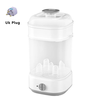 Baby Electric Steam Bottle Sterilizer Feeding Bottle Sterilizers Milk Warmer Electric Kid Bottle Sanitizer with Timer
