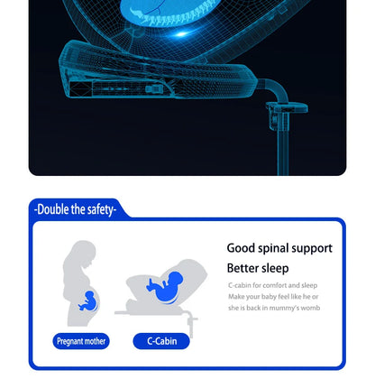 Child Car Safety Seats with ISOFIX for Baby Adjustable 360 Rotating Direction Angle 0-12 Years Suitable Car Seat with Footrest