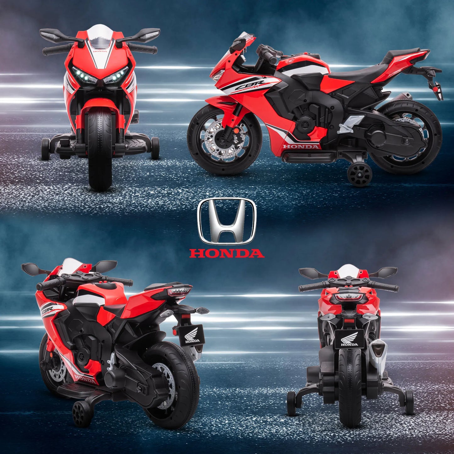 Honda Licensed Kids Electric Motorbike Ride-On (6V)