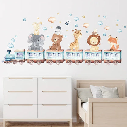 Little Safari Train Wall Stickers – A Journey of Imagination
