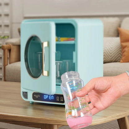 Baby Bottle Sterilizer with Pasteurization, 23L UV Disinfection Cabinet, Multi-functional Disinfection Pot for Baby Accessories