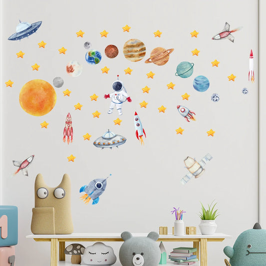 Astronaut Wall Stickers – Explore the Universe from Bedtime