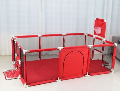 NEW Playpens for Baby with Pull Rings Indoor Baby Playground Kids Balls Pool Activity Fence Baby Games Park Child Safety Barrier