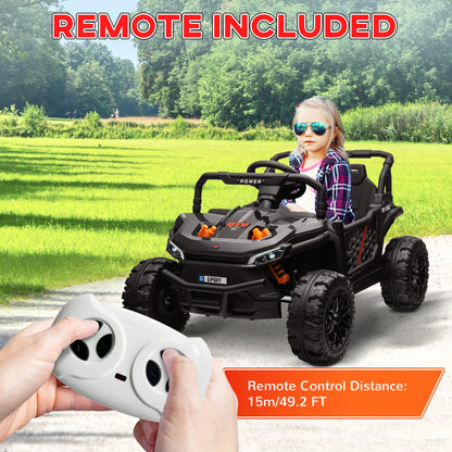 12V Kids Electric UTV Ride-On Truck with Lights & USB