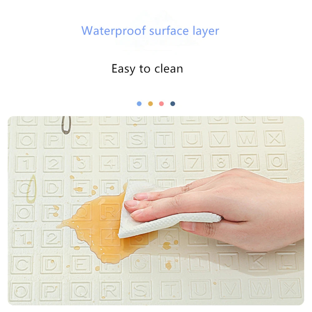 Baby Play Mats For Baby Game Mats Waterproof Children's Rug Playing Activity Gym Mat Crawling Play Floor Folding Soft Carpets