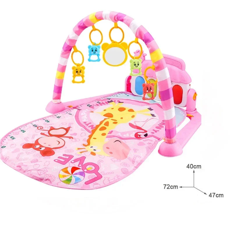 BabyBlush Musical Baby Activity Gym & Piano Play Mat