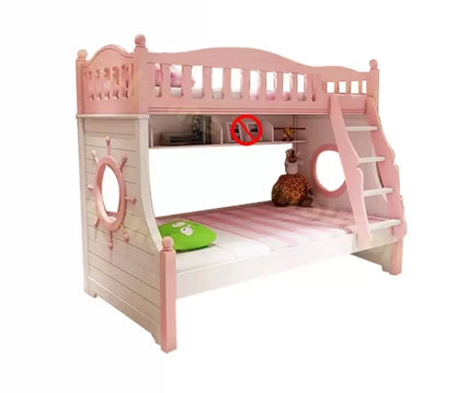 Solid Wood Full Over Twin & Twin Bunk Bed with Built-In Storage Drawers