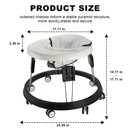 Foldable Anti-Rollover Baby Walker – Safe Steps, Every Time