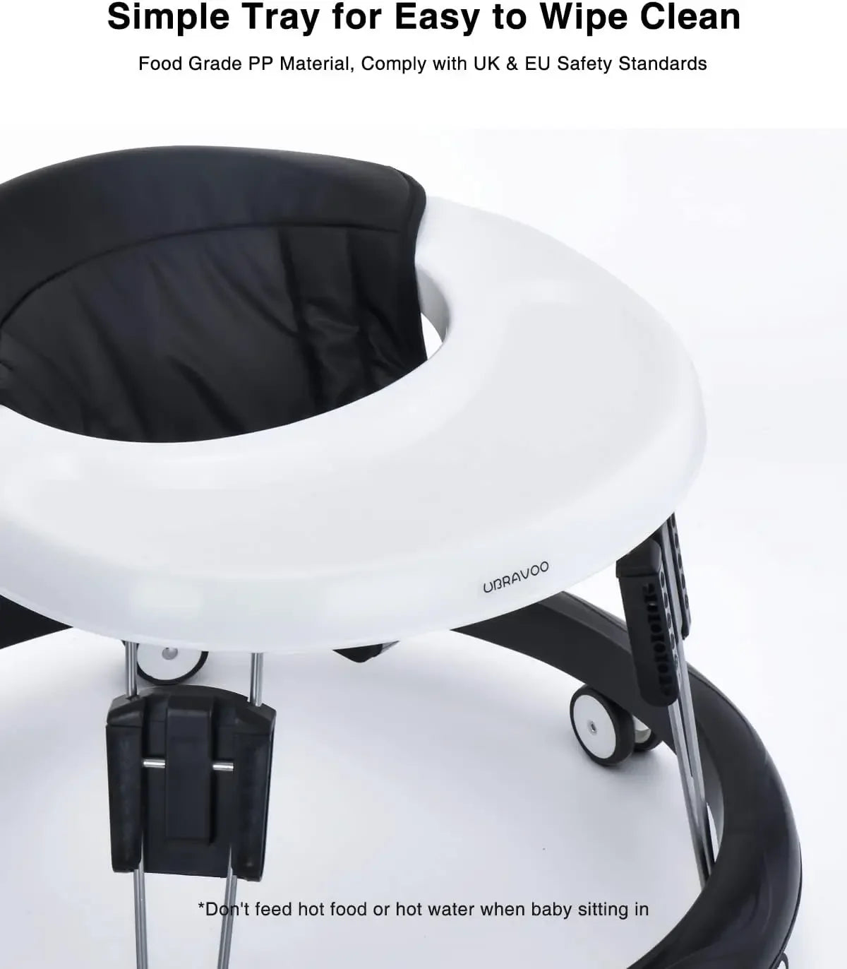 SmoothRide Adjustable Baby Walker – Safe First Steps Made Easy