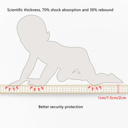 Baby Play Mats For Baby Game Mats Waterproof Children's Rug Playing Activity Gym Mat Crawling Play Floor Folding Soft Carpets