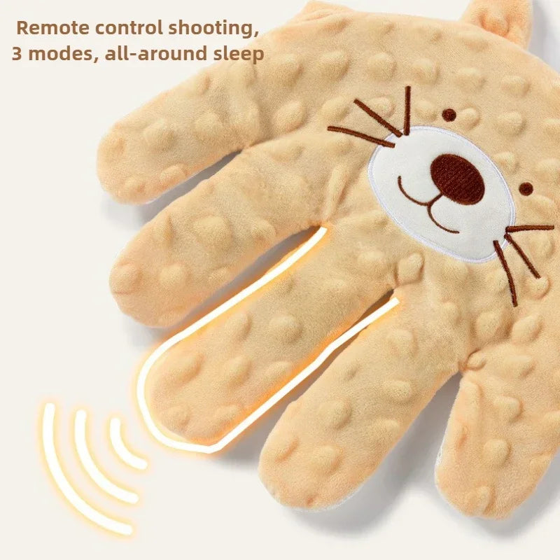 Newborns Sleep Aid Pacify Hand Glove Gentle Comfortable Cotton Soothing Toy for Comfortable Newborns Sleeping