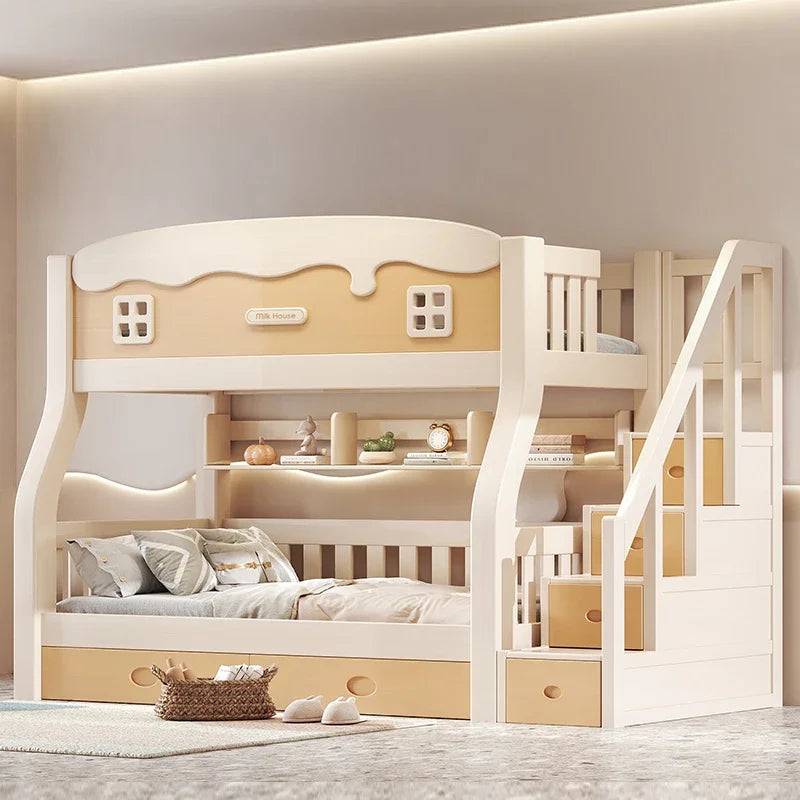 Modern Solid Wood Convertible Toddler Bed