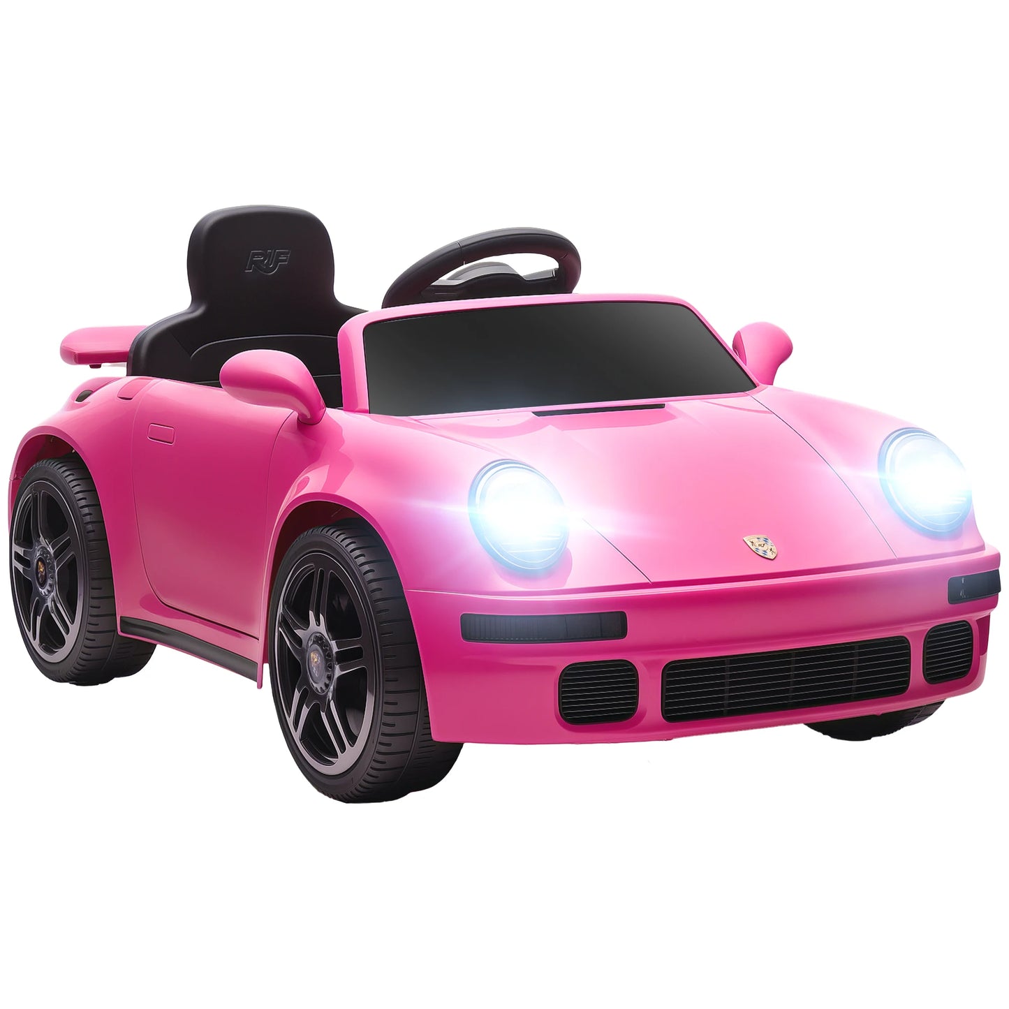 BabyBlush Pink Electric Ride-On Sports Car with Remote Control