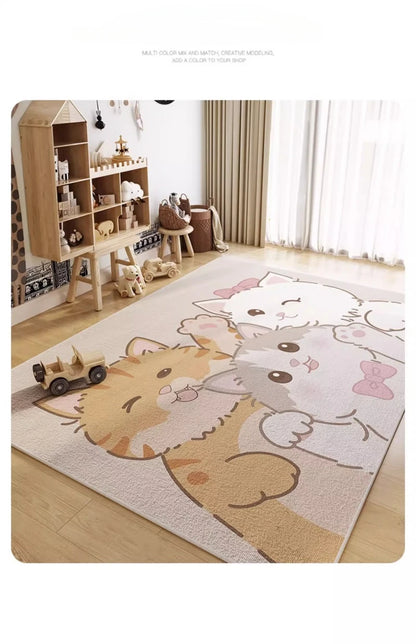 Children Room Carpet Living Room Study Toy Reading Area Baby Crawling Carpet Play Anti Fouling Anti Slip Rug Baby Playing Mat