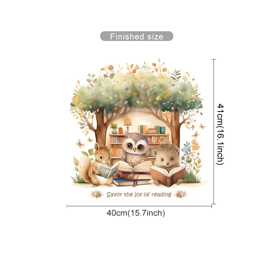 Woodland Learning Friends Wall Stickers