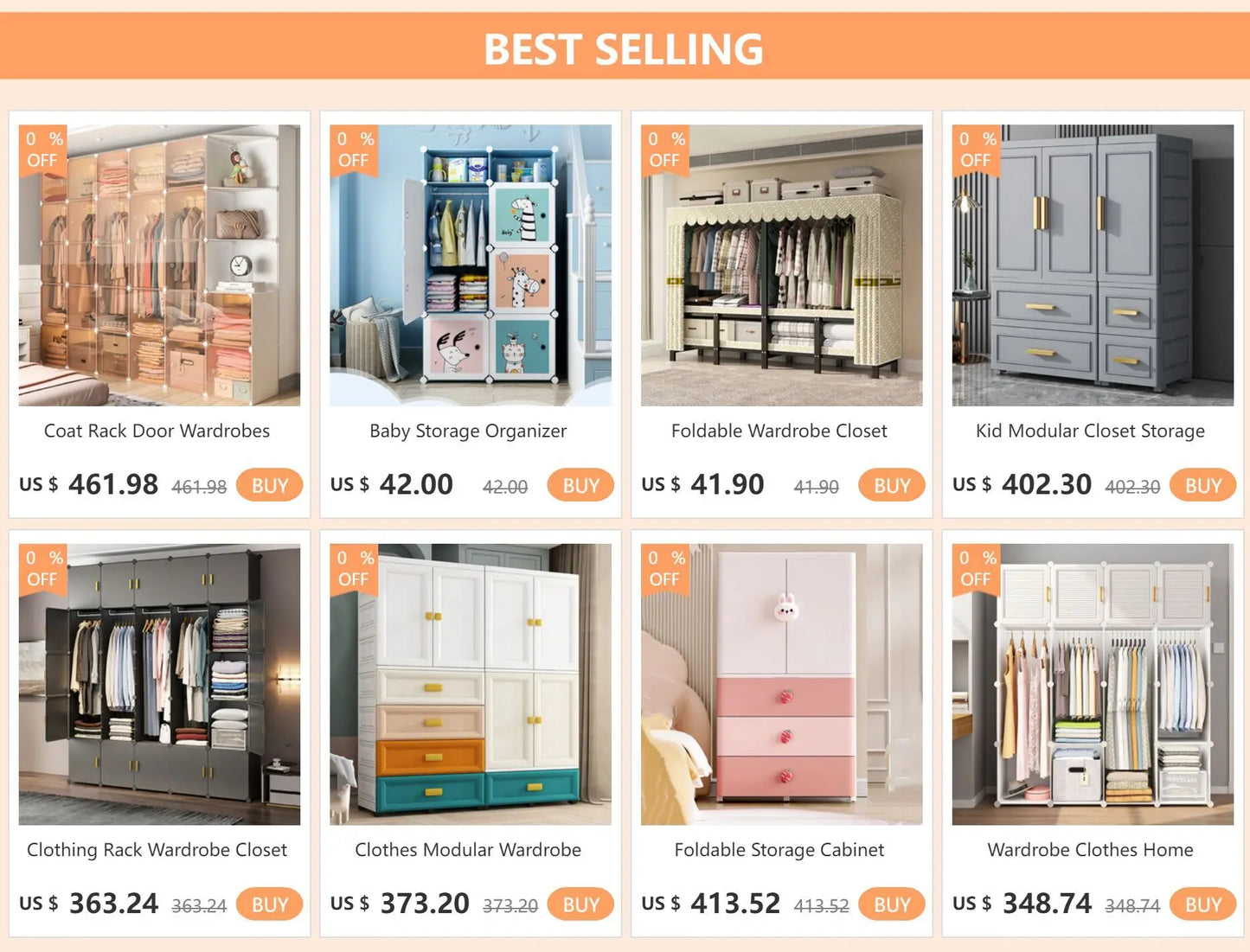 Baby Storage Organizer Wardrobe Dressers Closet Cube Wardrobe Plastic Armarios Para Sala De Estar Bedroom Furniture LQXP