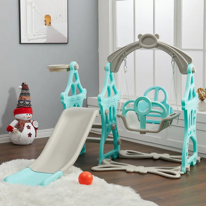 BabyBlush Toddler Swing & Slide Playset