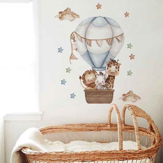 Safari Balloon Wall Stickers – Create a Dreamy Nursery