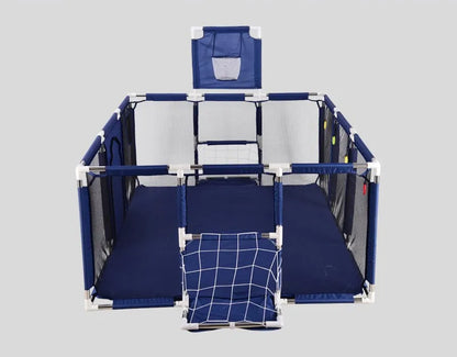 NEW Playpens for Baby with Pull Rings Indoor Baby Playground Kids Balls Pool Activity Fence Baby Games Park Child Safety Barrier