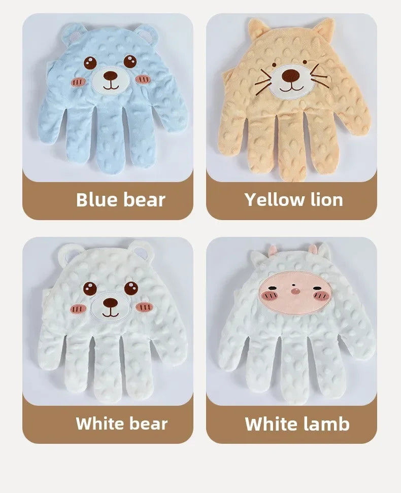 Newborns Sleep Aid Pacify Hand Glove Gentle Comfortable Cotton Soothing Toy for Comfortable Newborns Sleeping